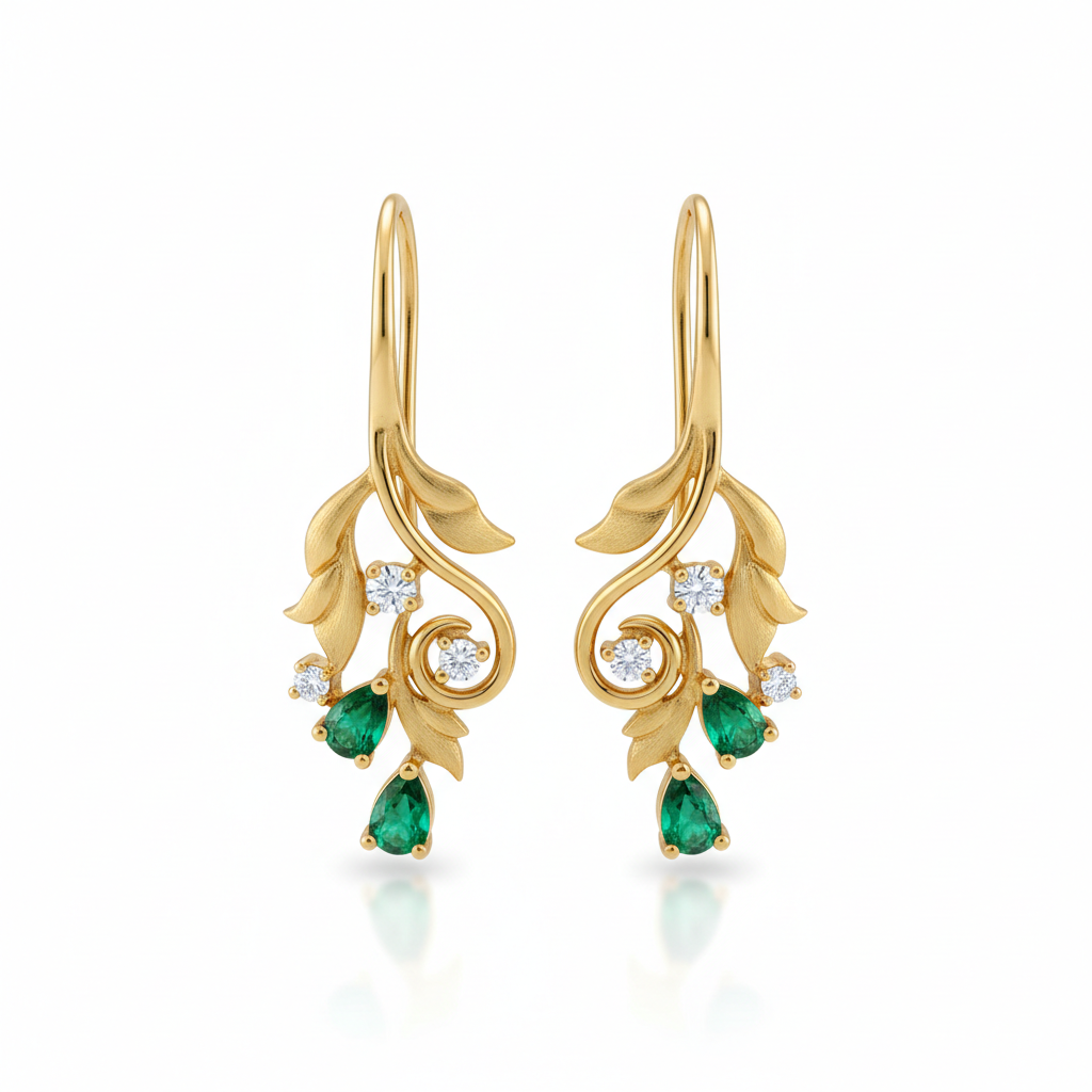 Oxidised Earring